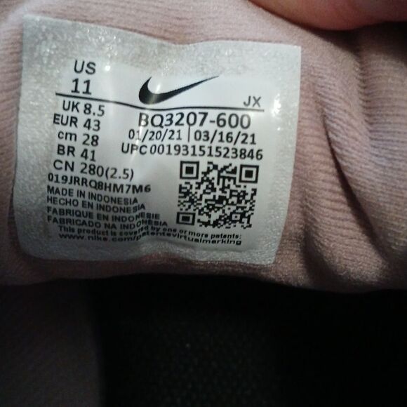 Nike Revolution 5 Barely Rose Women's BQ3207-600 EUC - Picture 7 of 7